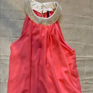 Sleeveless lined blouse!